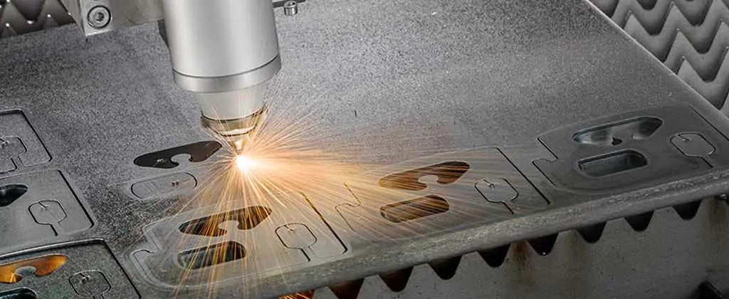 How does the laser cutting machine avoid electromagnetic interference?